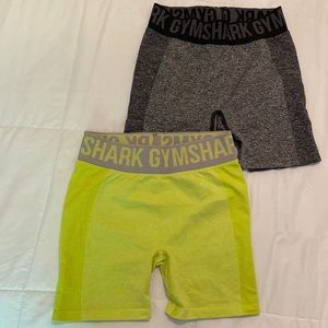 GYMSHARK SIZE S FLEX SHORTS (BOTH PAIRS)